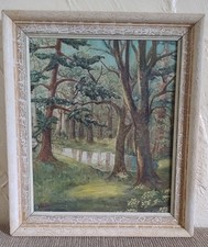 Hidden Woodland Pond Landscape