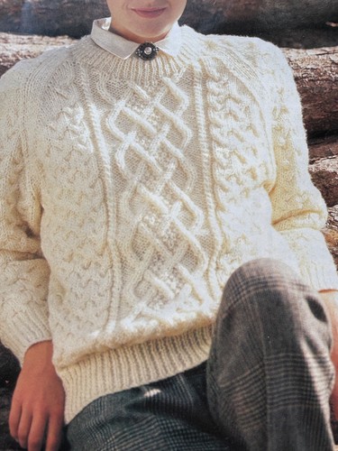 Ladies aran sweater - ladies, 32-42"