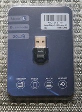 Maxuni USB Bluetooth 5.1 Dongle Adapter for PC Laptop Computer Desktop