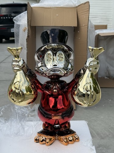 Scrooge mcduck chrome figure - chrome,
