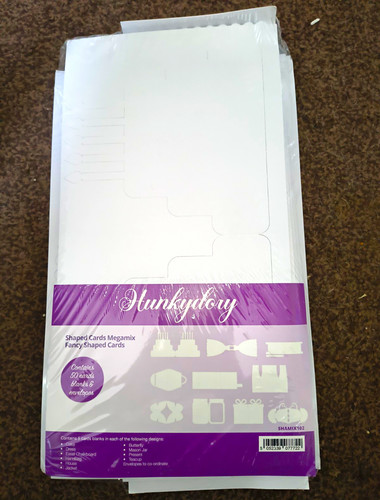 Hunkydory fancy shaped cards - shaped,