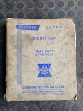 TRIUMPH TR4. ORIGINAL FACTORY