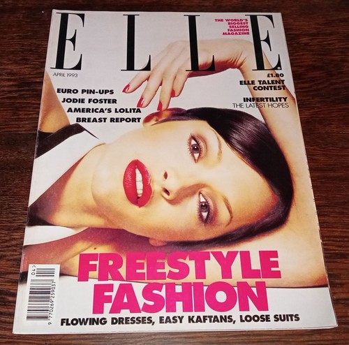 Elle magazine april 1993 jodie - magazine,