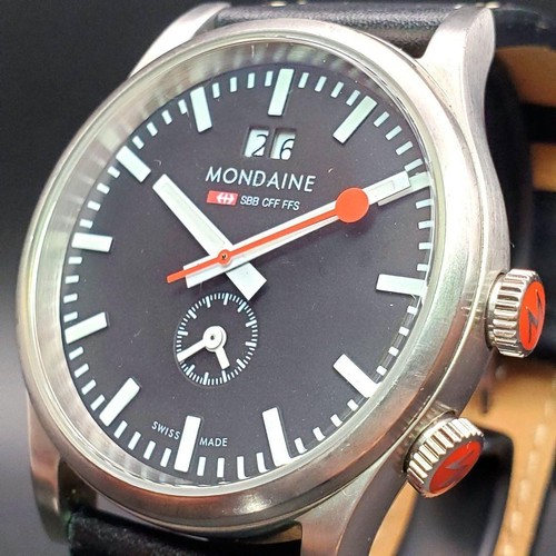 Rare mondaine big date - big, watch