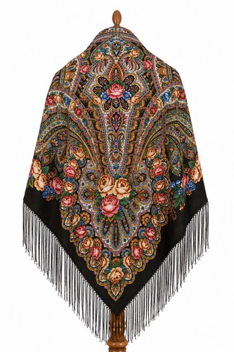 Pavlovo posad russian shawl - pavlovo,