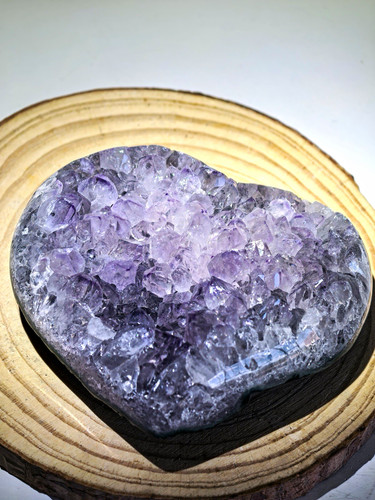 Natural purple amethyst - natural,