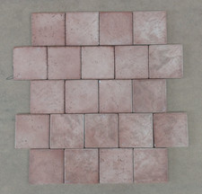 Red Pink Ceramic Bevelled