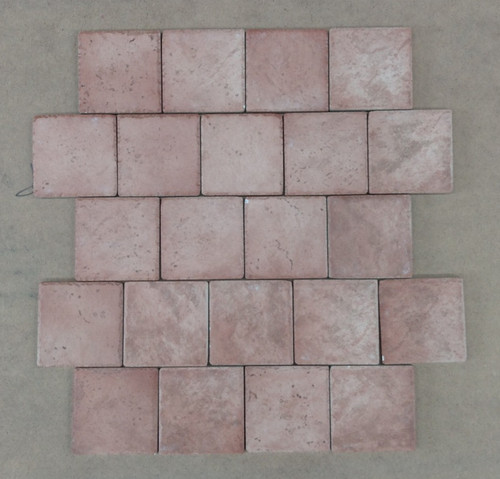 Red pink ceramic - ceramic, bevelled