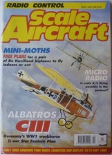 RADIO CONTROL SCALE AIRCRAFT APRIL/MAY 1995 - DH 60 MOTH & TIGER MOTH FREE PLANS