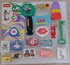 🎀 RARE VINTAGE ERASERS 