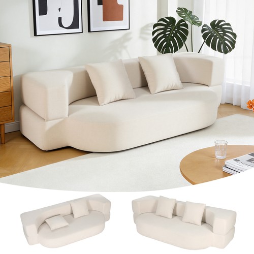 Modern fabric recliner sofa - fabric,