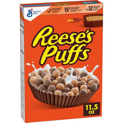 Reese puffs breakfast - reese's,