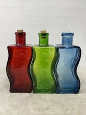 Set of 3 Vintage Wavy Squiggle