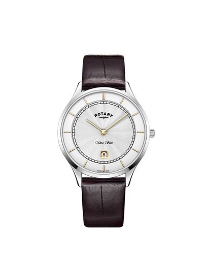 New gents rotary steel - new, steel/date