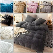 Teddy Fleece Duvet Cover Set