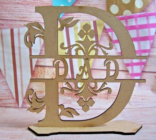 Dad daddy mdf monogram - mdf,
