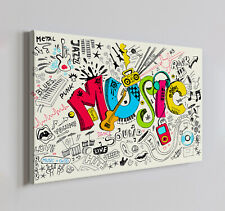 Music Graffiti Colourful