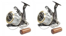 2 X Wychwood Riot 65 Big Pit Carp Reels  + Spare Spools Fishing