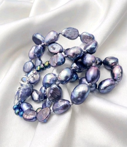 Baroque pearl necklace - pearl,