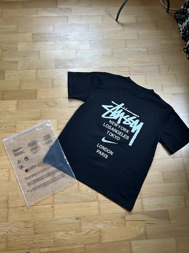 Black stussy shirt - stussy, t