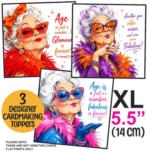 Card toppers for - 3, xl