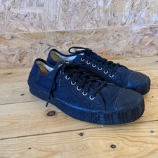 Spalwart Black Canvas Rubber Special Low Men's Sneakers | UK 9 (43) | RRP £102