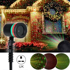 Christmas LED Moving Laser Projector Light Xmas Party Outdoor Landscape Lamp