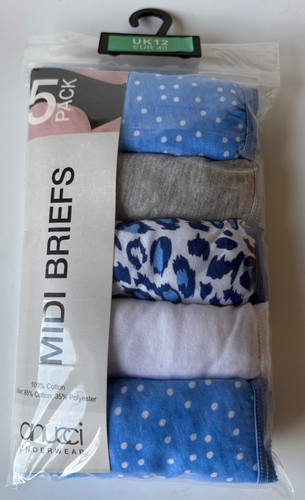 Pack ladies cotton midi - of,