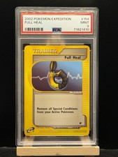 Full Heal 154/165 Common Non Holo 2000 Pokémon Expedition PSA 9 Mint