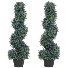 Artificial Lavender Topiary