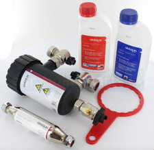 Grasslin Gas Boiler Magnetic Filter + Cleaner + Inhibitor + Limescale Inhibitor
