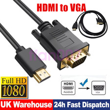 1.8m HDMI to VGA Cable Monitor
