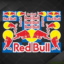 Motorcycle Motocross Waterproof Decals For  REDBULL