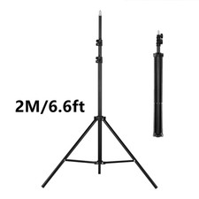 2M Telescopic Tripod Stand For Digital Camera Camcorder Phone Holder Ring Light