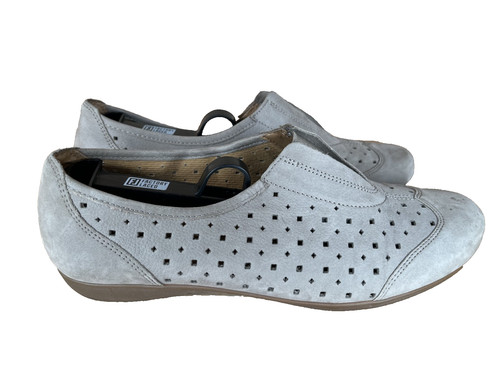 Gabor perforated ballet pumps - perforated,