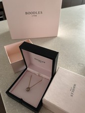 Boodles Tahitian Pearl Diamond Pendant Necklace 18ct Yellow Gold Chain