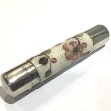 Fine antique silver gilt double ended Charles May perfume/scent bottle.