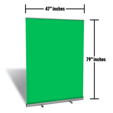 Used, 47"x79" Green Screen