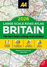 AA Large Scale Road Atlas Map