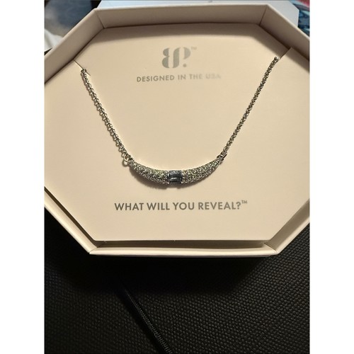 Silver pavé crescent - bp,