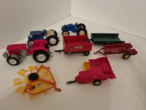 Britains vintage toy tractors - britains,