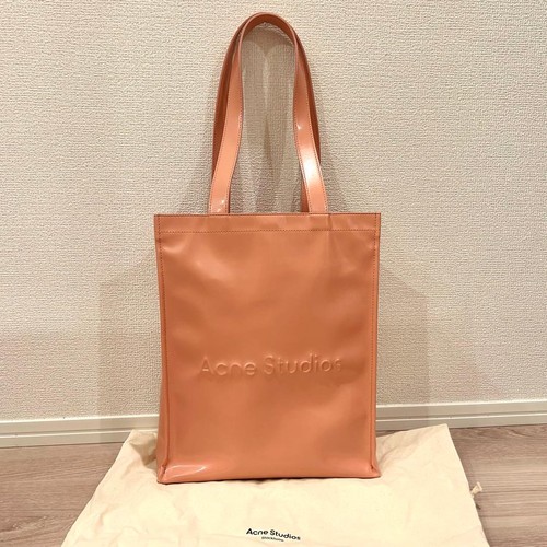 Acne studios tote bag salmon - studios,