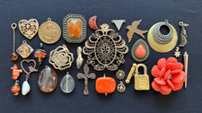 JOB LOT X 28 Pendants Vintage