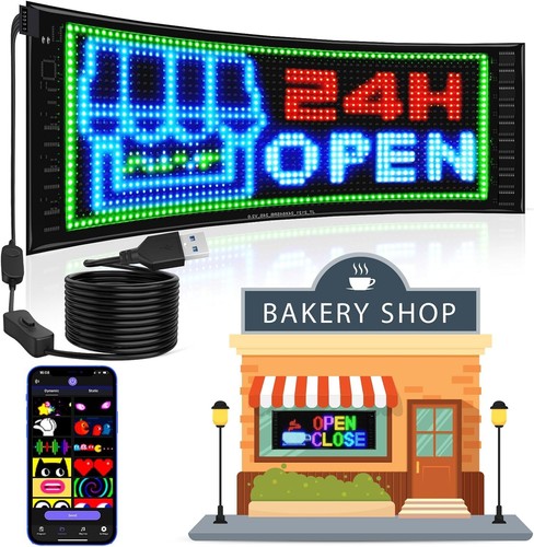 Double row scrolling led - double,