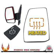 For Ford Transit Custom 2013-2024 Heated Door Wing Mirror Glass Left Hand Side