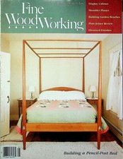 Fine Woodworking Magazine May/June 1989 Building a Pencil-Post Bed