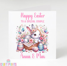 Personalised Cute Bunny Easter