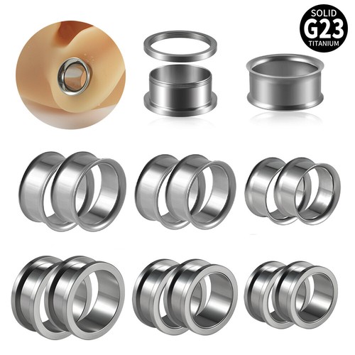 2pcs g23 titanium ear - 2pcs,