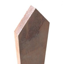 Pointed Pale Picket Fence 19x75 Brown Pressure Treated Timber Cottage Fencing