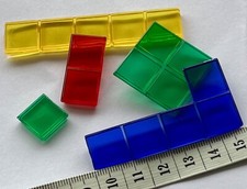 Blokus game tiles spares parts old style tile segment size 15mm select a tile